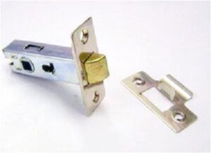 Tubular Latch 76mm Bolt Through Fix Nickel Plated (EACH)