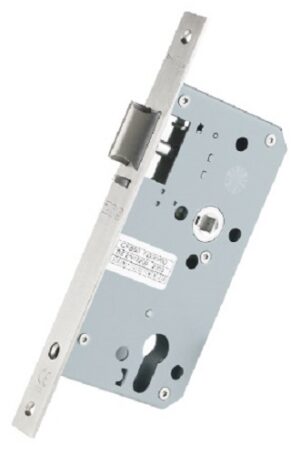 Mortice Auto N/Latch Euro DIN 72cc 60/90mm SS (EACH)