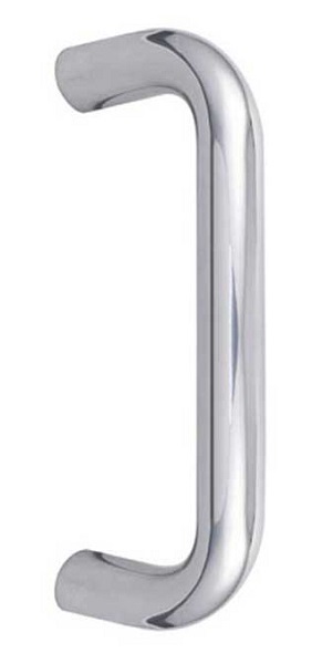 Pull Handle Bolt Through Fix 19x300mm 304 PSS (EACH)