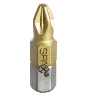 IRWIN Pozi Bit 25mm Size PZ2 Titanium (EACH)