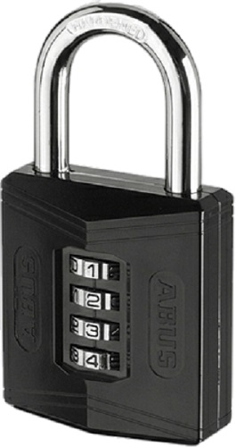ABUS Padlock Combination 4-Wheel 50mm Black (EACH)