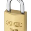 ABUS Brass Padlock Steel Shackle 20mm (EACH)
