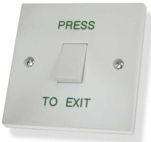 Press To Exit Switch Standard White (EACH)