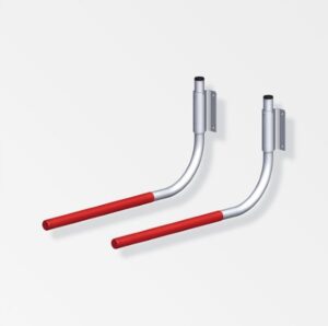ALFER Wall Holders (Pair) 550x270mm Aluminium (PAIR)