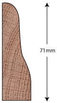 Architrave 71x21mm (METRE)