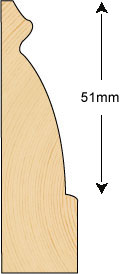 Architrave 71x21mm (METRE)