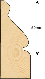 Architrave 71x34mm (METRE)