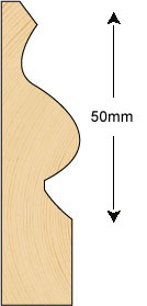Architrave 71x21mm (METRE)