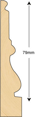 Architrave 96x21mm (METRE)
