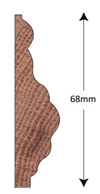 Dado 68x18mm (METRE)