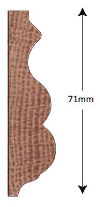Dado 71x18mm (METRE)