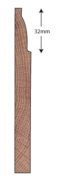 Skirting 120x21mm (METRE)