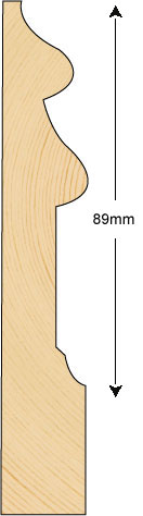 Skirting 89mm (METRE)