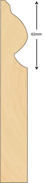 Skirting 170x25mm (METRE)