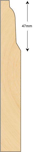 Skirting 145x21mm (METRE)