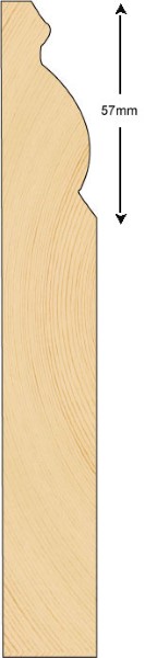 Skirting 170x25mm (METRE)