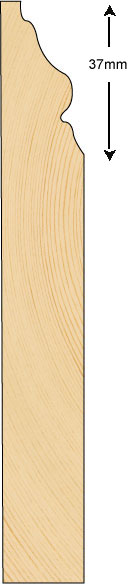 Skirting 145x21mm (METRE)