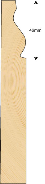 Skirting 145x21mm (METRE)