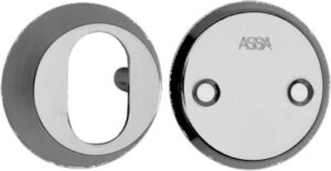 ASSA Out Cyl Ring & In Blind Rose 16mm Satin Chrome (EACH)