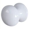 BALMORAL Wardrobe Knob 40mm White Plain (EACH)