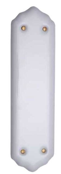Finger Plate 289mm White Plain (EACH)