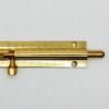 Barrel Bolt Straight 100x25mm Polished Brass (EACH)