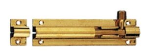 Barrel Bolt Straight 100x32mm Polished Brass (EACH)