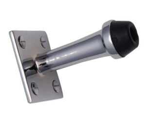 HERITAGE BRASS V1190 76-PC Door Stop Skirting/Wall (Sq Plate) 76mm CP (EACH)