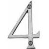 Numeral Face Fix 76mm No.4 Polished Chrome (EACH)