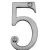 Numeral Face Fix 76mm No.5 Polished Chrome (EACH)