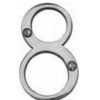 Numeral Face Fix 76mm No.8 Polished Chrome (EACH)