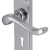 Savoy Lever Furn Lock 170x41mm Polished Chrome (SET)