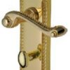 Georgian Lever B/Room Furn 152x52mm P/Brass (SET)