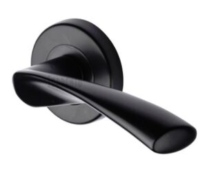 M.MARCUS SC-2042-BLK Sorrento Treviso Lever On Rnd Rose M/Black (SET)