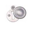Escutcheon Key Covered 32mm Satin Chrome (EACH)