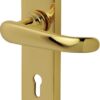 Windsor Lever Lock Furniture 154x40mm P/Brass (SET)