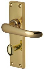Windsor Lever Bathroom Furniture 154x40mm P/brass (SET)