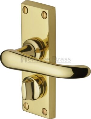 Windsor Lever Privacy Furniture 119x40mm P/brass (SET)