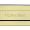 HERITAGE BRASS V850 254.101-PB Letter Plate 254x102mm PB (EACH)