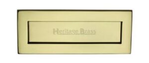 HERITAGE BRASS V850 254.101-PB Letter Plate 254x102mm PB (EACH)