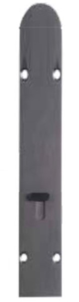 BRIO 456RLPVDR Slide Action Flush Bolt Radiused End 450x41 Pvdbk (EACH)