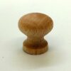 Knob 25mm Dia Plain Beech (EACH)