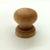 Knob 38mm Dia Plain Beech (EACH)