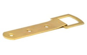 Picture Strap Hanger 86x16mm Electro Brass (EACH)