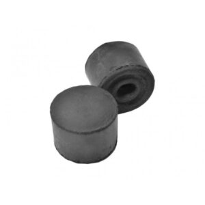 Door Stop Floor Mount 35mm Black Rubber (EACH)