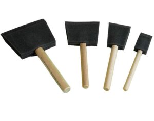 CHESTNUT Foam Brush Mixed Pk-4 (PK 5)