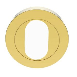 CARLISLE BRASS +AA2 Escutcheon Oval (50x10) Concealed Fixing PB (PAIR)
