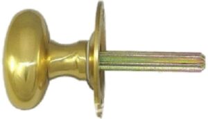 CARLISLE BRASS AA33 Rack Bolt Thumb Turn (splined Spindle) PB (EACH)