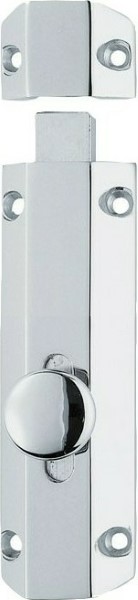 Flat Slide Bolt 102mm CP (EACH)