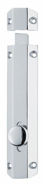 Flat Slide Bolt 152mm CP (EACH)